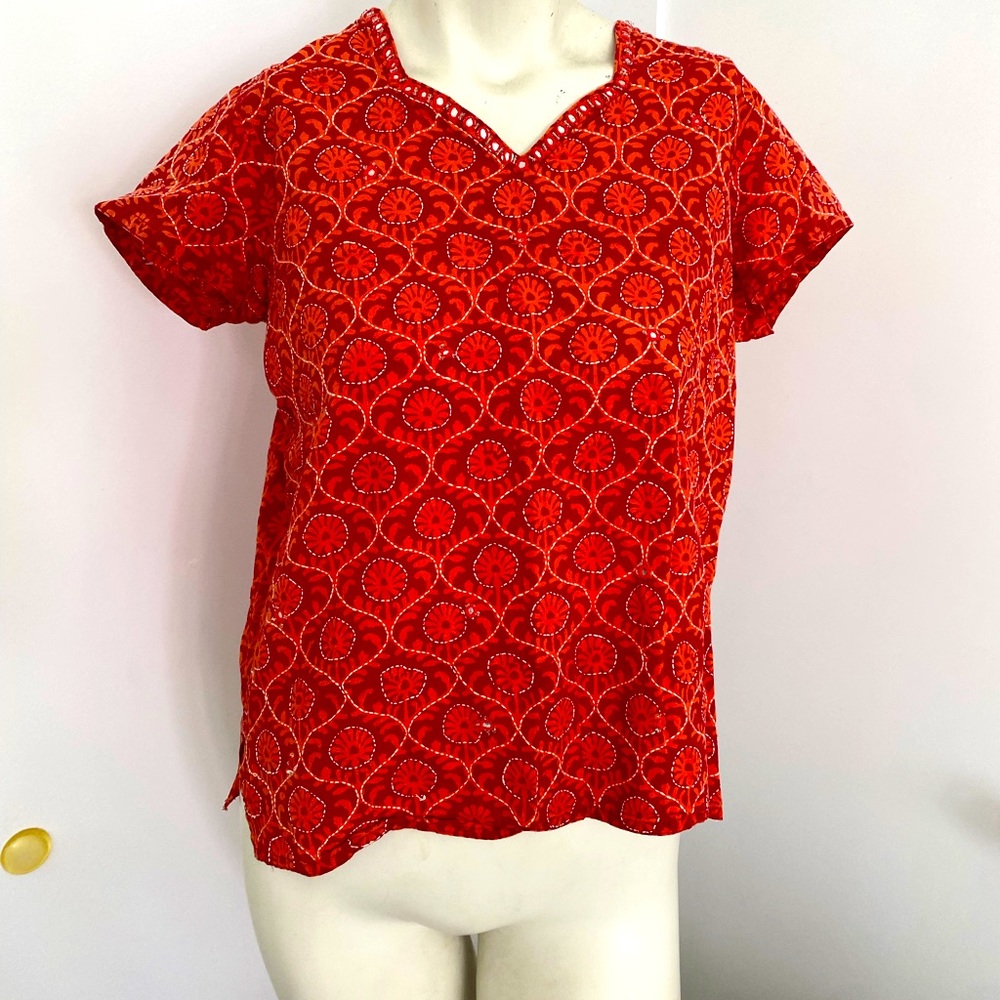 Vintage fun bohemian top